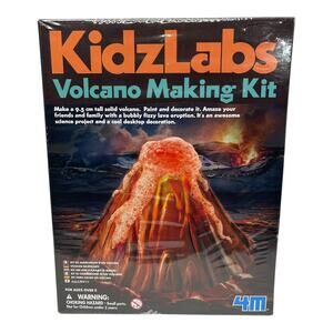 KidzLabs Volcano Making Kit 4M Factory Sealed Science Experiment STEM Project 8+
